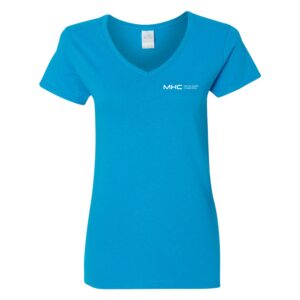 MHC SS V-Neck Logo Tee (Women's)